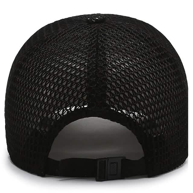 Casquette de baseball simple pour homme, à maille, pour usage quotidien en extérieur