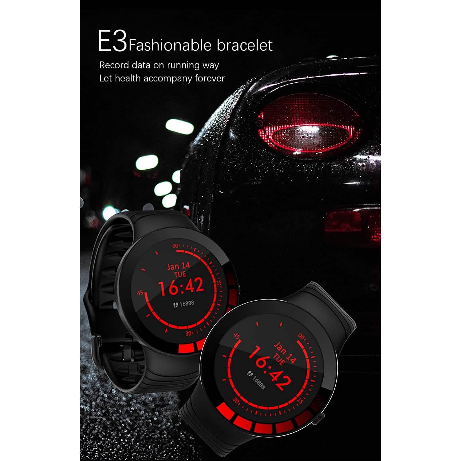 Montres connectées pour hommes avec suivi d'activité et moniteur de fréquence cardiaque