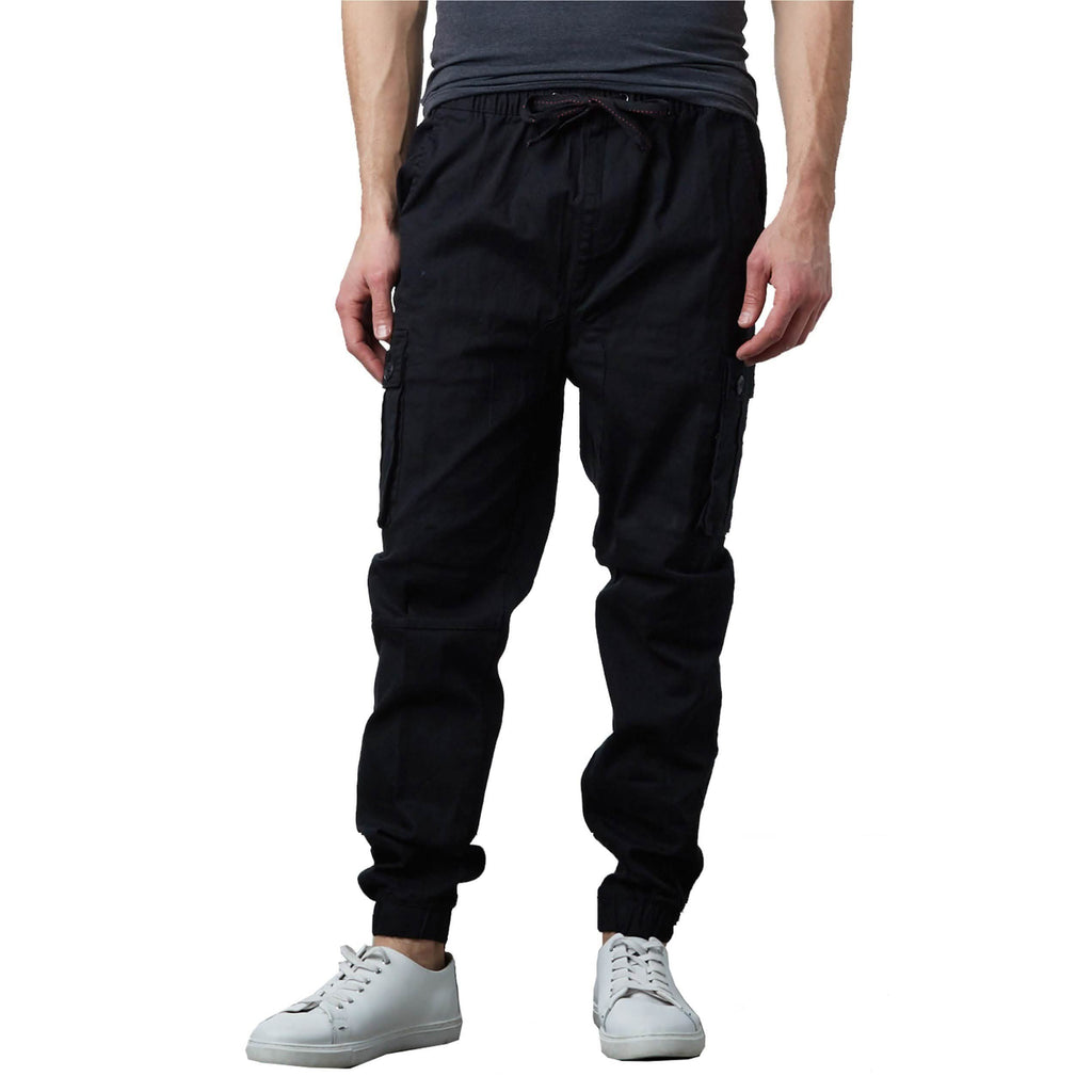 Pantalon de jogging cargo extensible pour homme