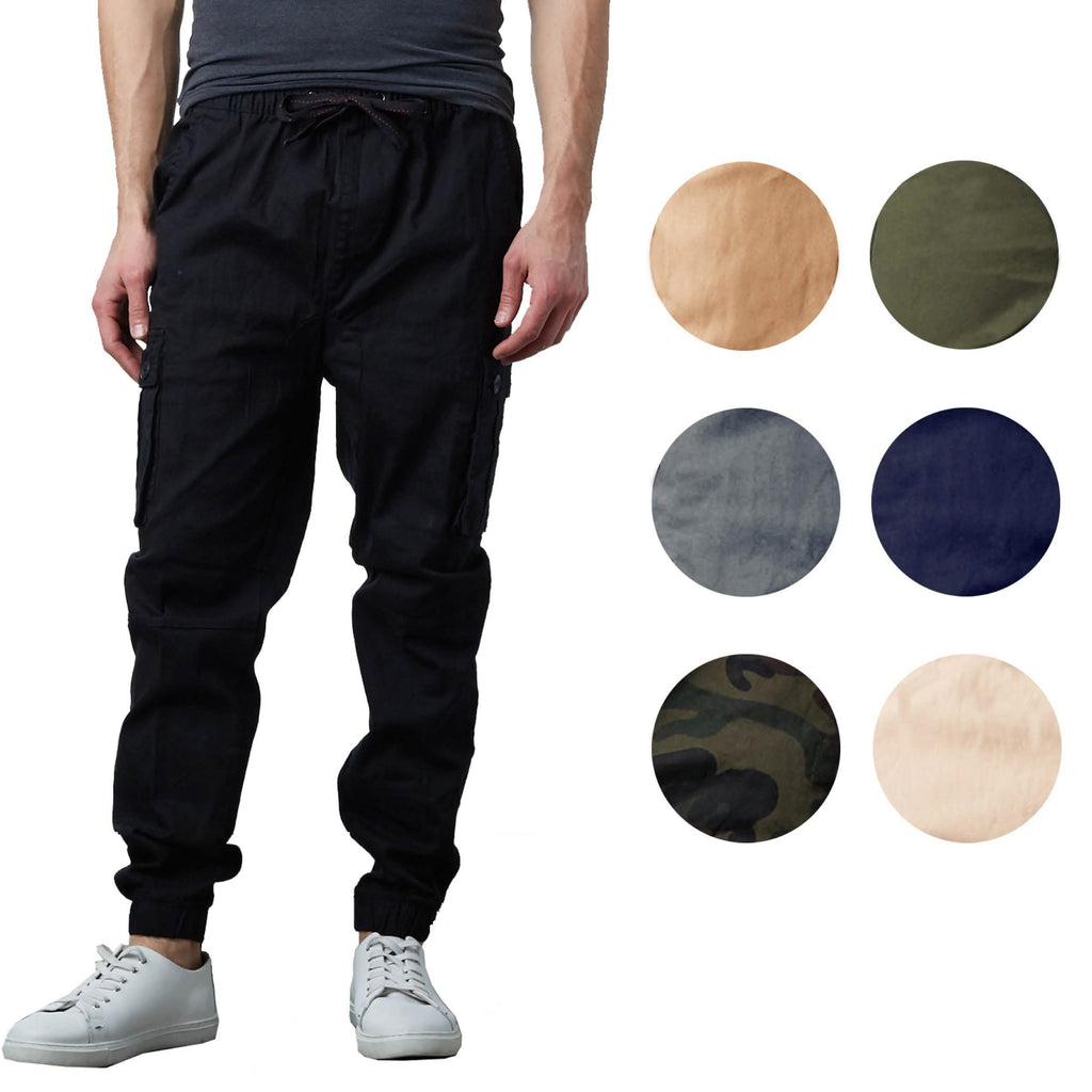 Pantalon de jogging cargo extensible pour homme
