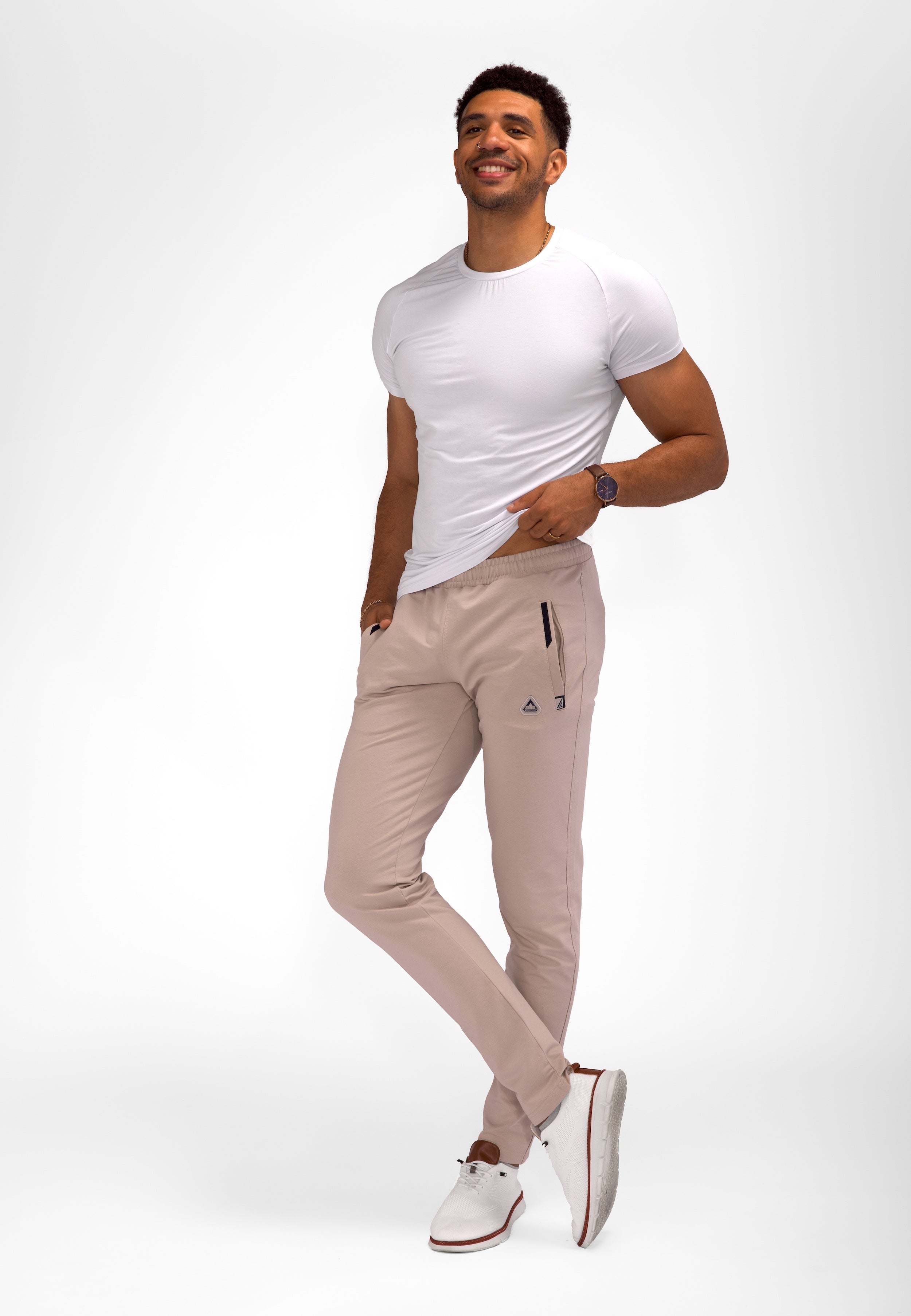 Pantalon de jogging athlétique confortable toute la journée - Fuselé (Coupe longue)