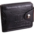 Portefeuille pour homme en cuir, porte-billets, porte-cartes et porte-photo