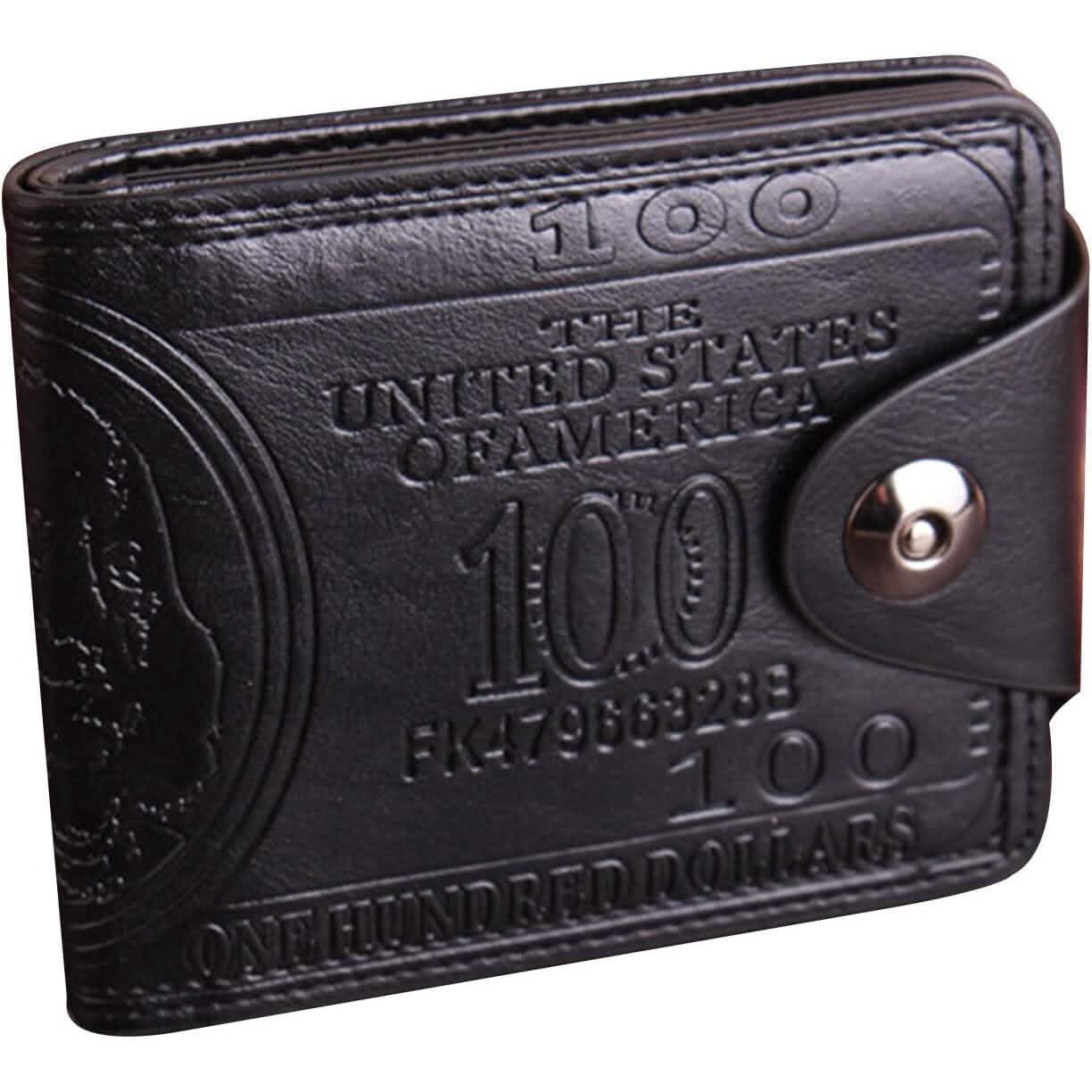 Portefeuille pour homme en cuir, porte-billets, porte-cartes et porte-photo
