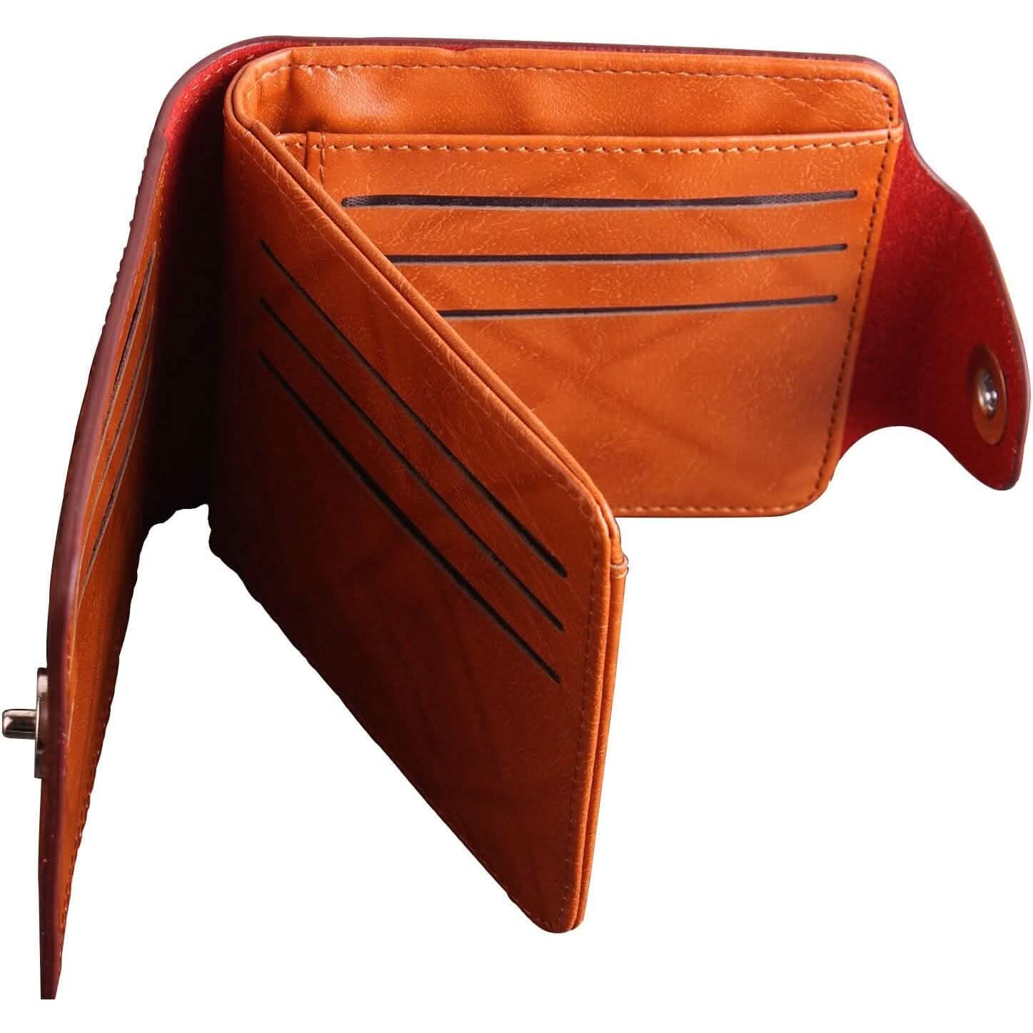 Portefeuille pour homme en cuir, porte-billets, porte-cartes et porte-photo