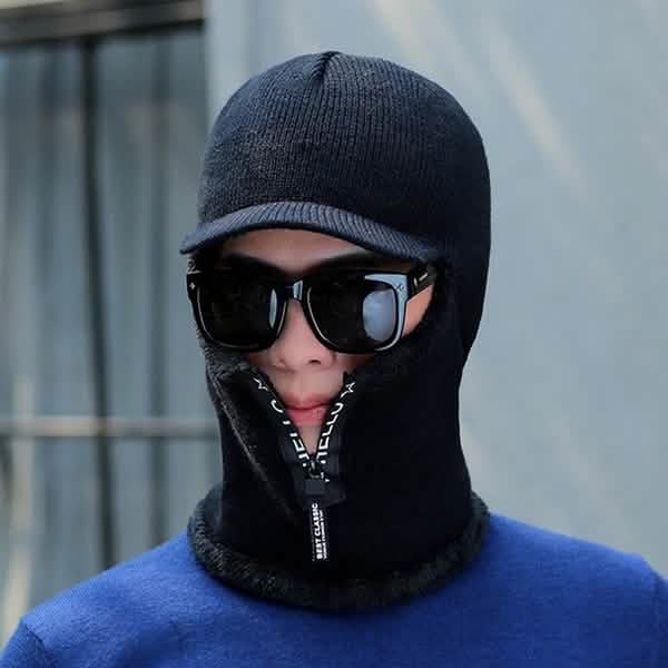 Bonnet d'hiver en tricot pour homme