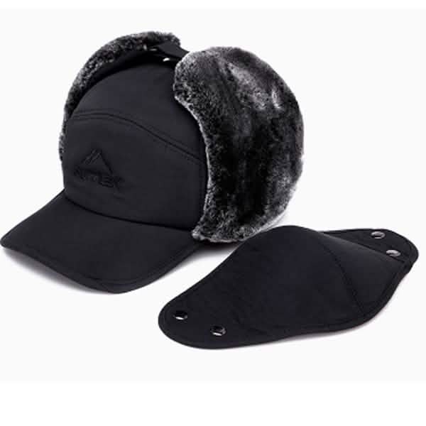 Casquette Cache-oreilles Hiver Épaisse Chaude Décontractée pour Homme