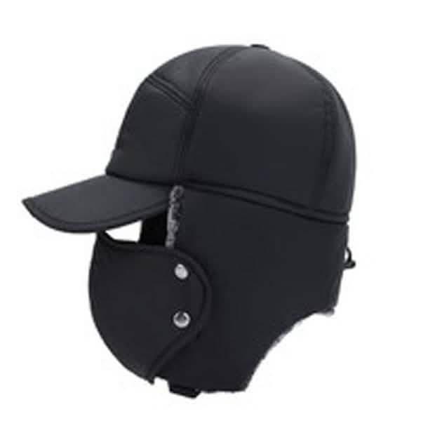 Casquette Cache-oreilles Hiver Épaisse Chaude Décontractée pour Homme