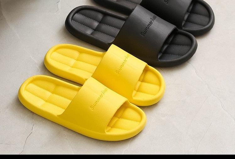 Chaussures de bain antidérapantes pour hommes et femmes, tongs unisexe pour garçons et filles, sandales d'été plates antidérapantes, sandales de douche douces pour spa, bain, piscine, salle de sport, maison