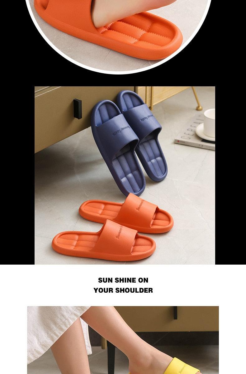 Chaussures de bain antidérapantes pour hommes et femmes, tongs unisexe pour garçons et filles, sandales d'été plates antidérapantes, sandales de douche douces pour spa, bain, piscine, salle de sport, maison