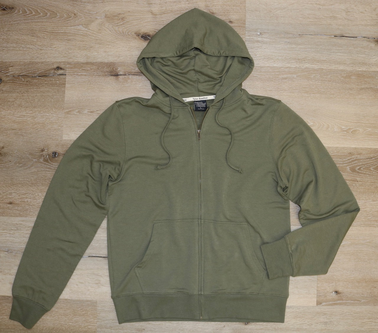 Hoodie entièrement zippé en viscose de bambou Eco-Smart pour homme