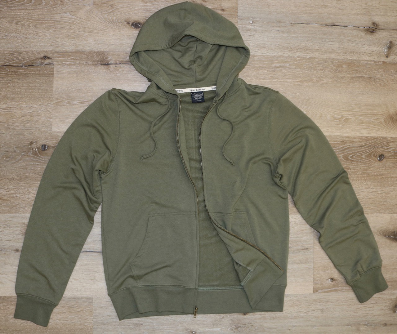 Hoodie entièrement zippé en viscose de bambou Eco-Smart pour homme