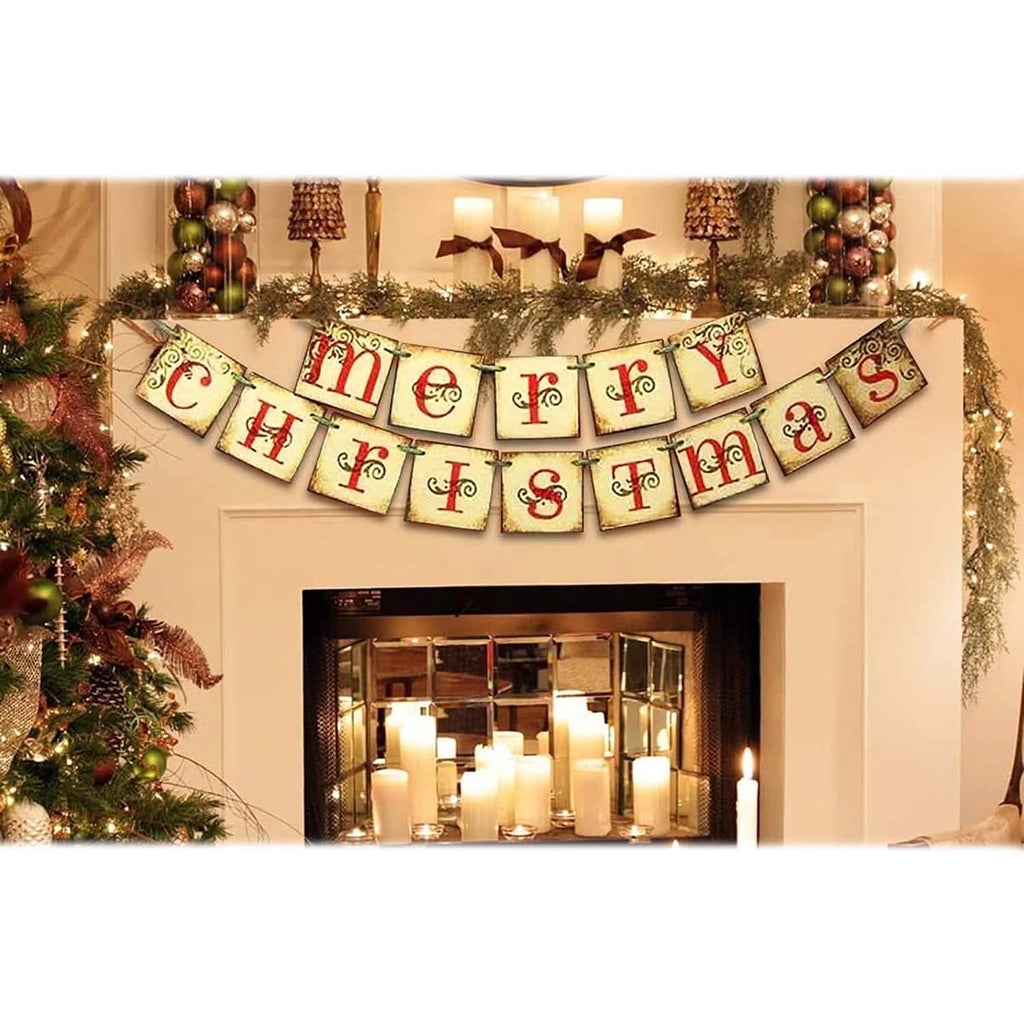 Bannière Joyeux Noël Décoration Maison