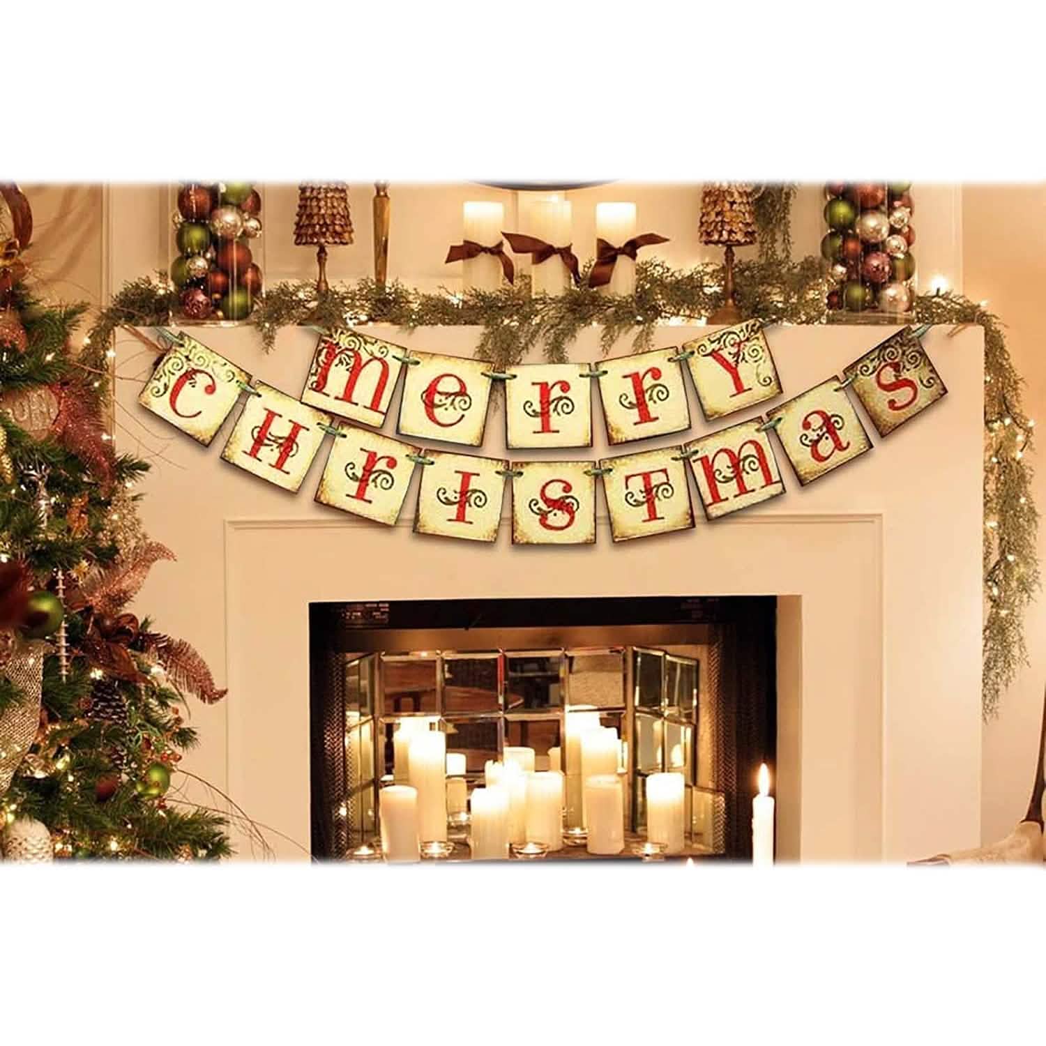 Bannière Joyeux Noël Décoration Maison