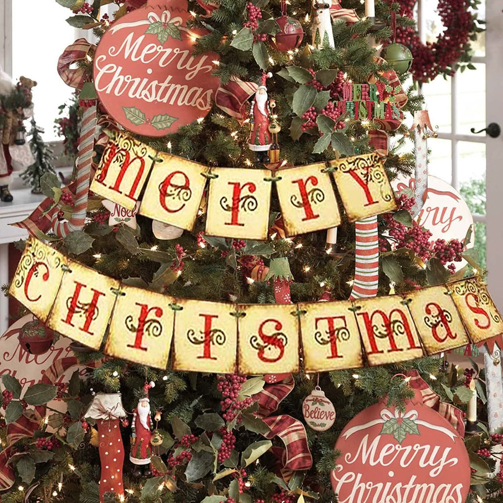 Bannière Joyeux Noël Décoration Maison