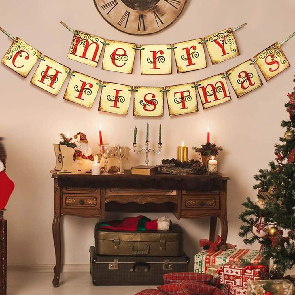 Bannière Joyeux Noël Décoration Maison