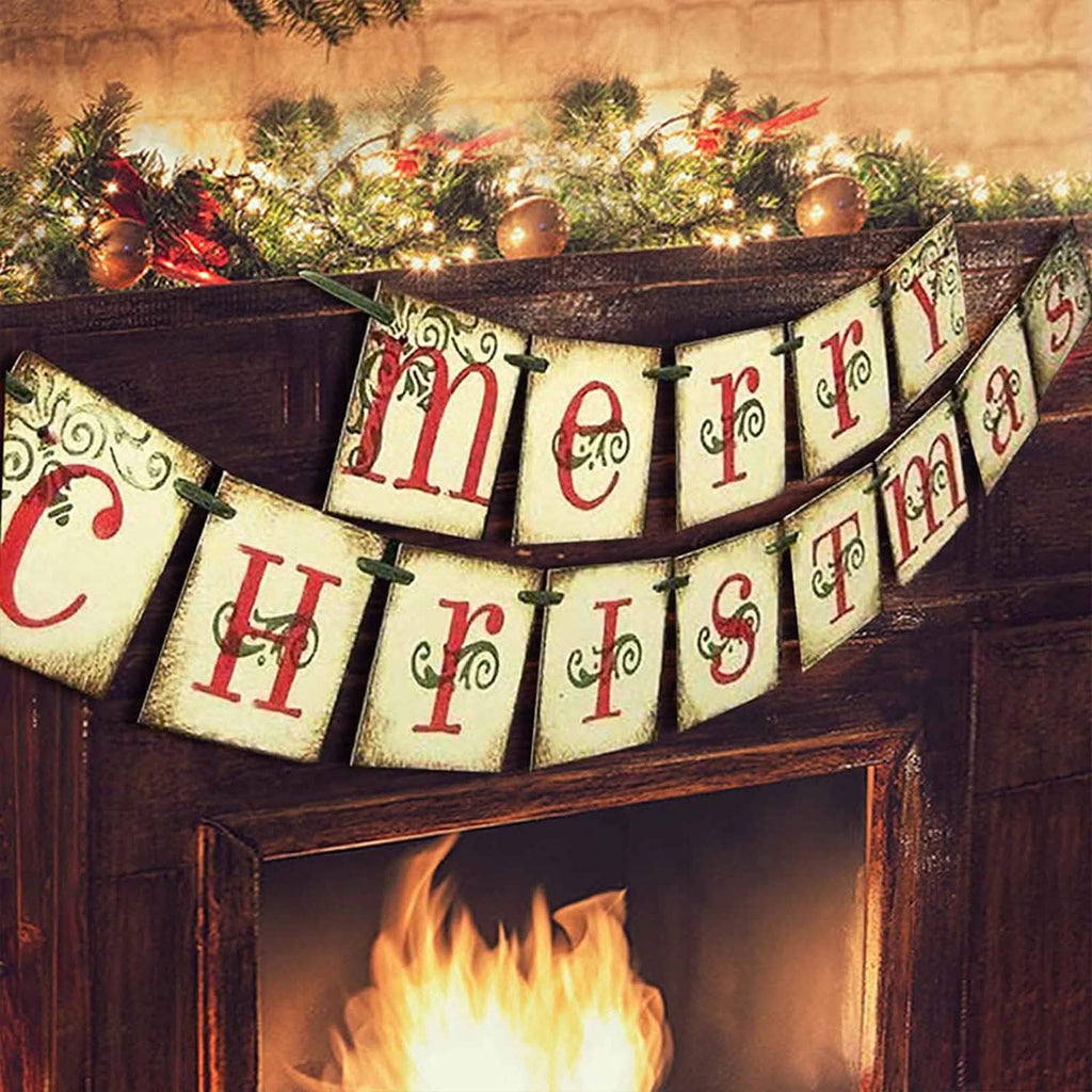 Bannière Joyeux Noël Décoration Maison