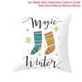 Joyeux Noël Décoration Cadeau de Noël Nouvel An pour la maison Renne Père Noël Série de Noël Housse de coussin Taie d'oreiller Personnalisée Carrée Fermeture Éclair Housse de coussin sapin Ornement de Noël