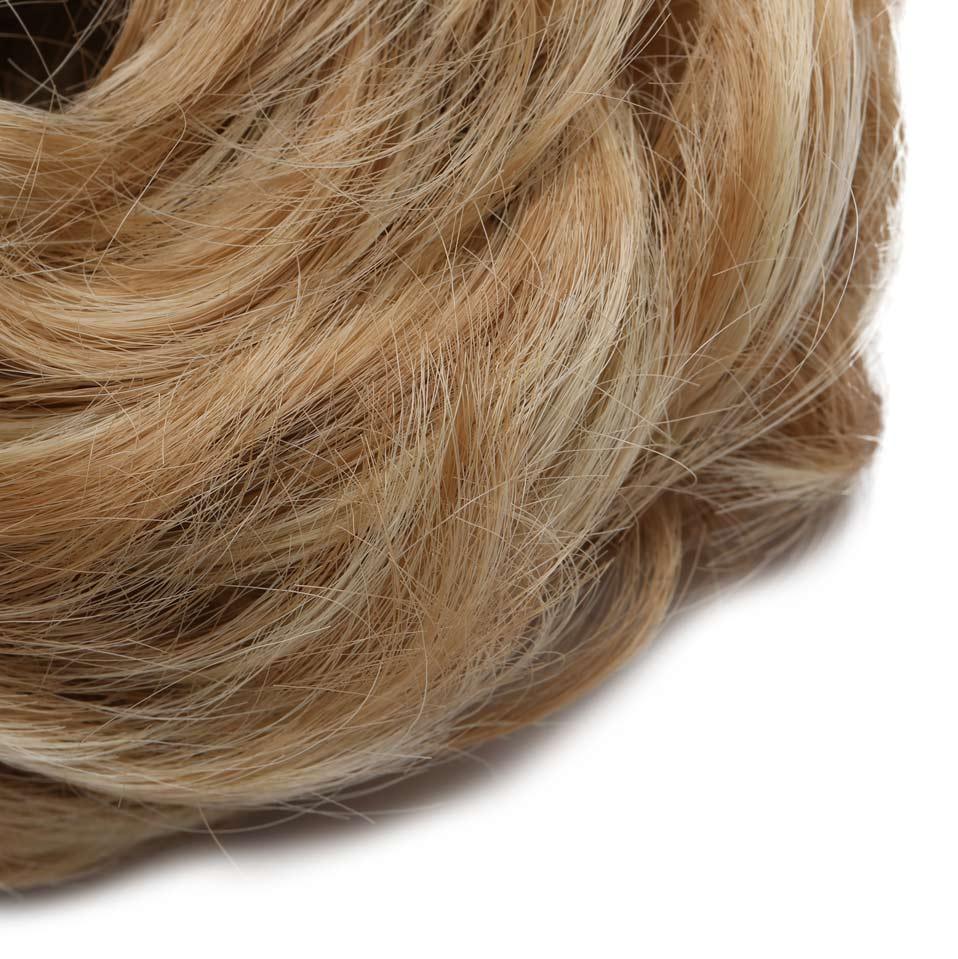 Chignon désordonné avec élastique, fausse mèche de cheveux synthétiques pour femme, élastique à chignon, postiches pour femme, chignon donut, extension de cheveux à clip pour chignons volumineux pour filles