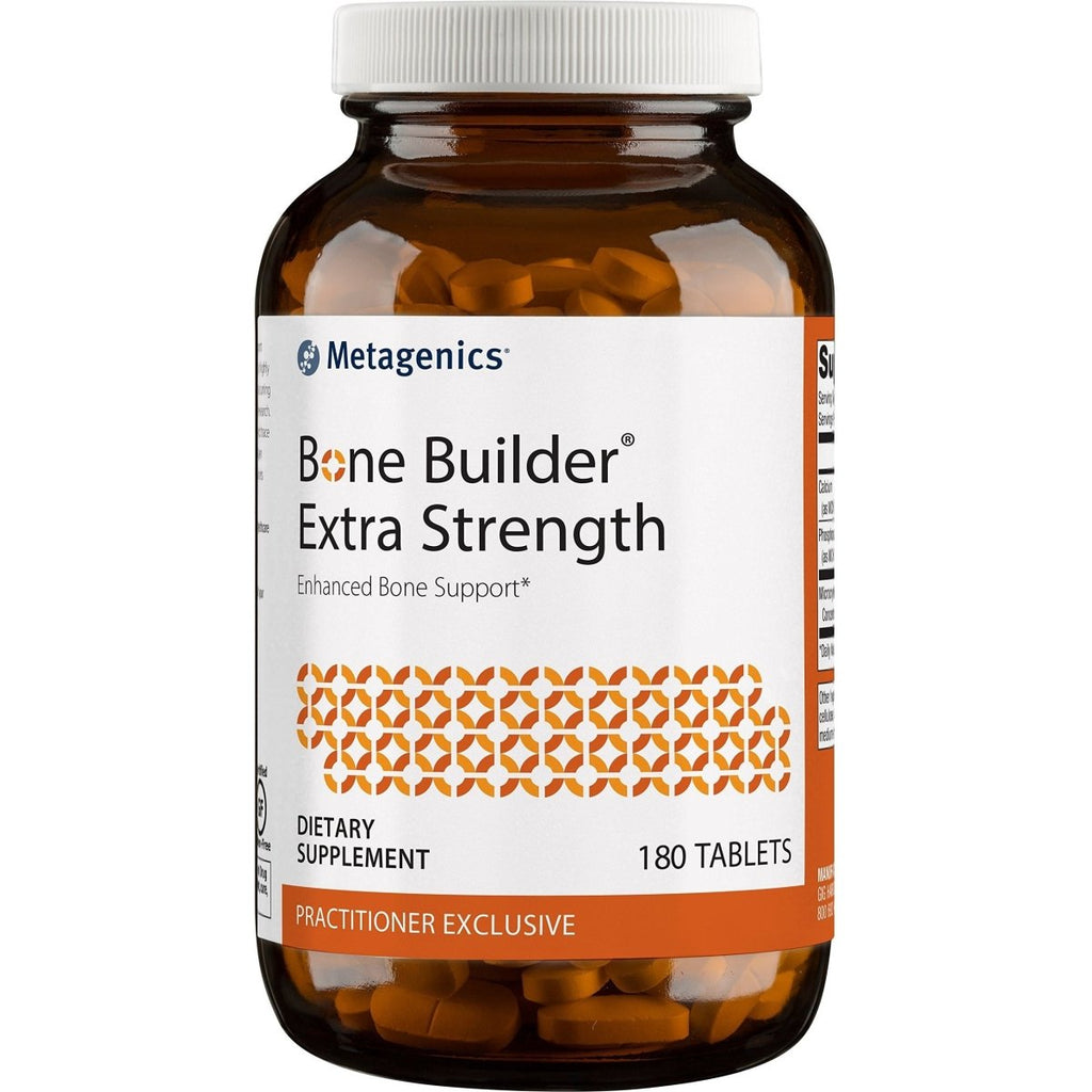 Metagenics Bone Builder Extra Strength Tablets with Calcium and Phosphorus to Help Maintain Healthy Bone Density - 60 Servings