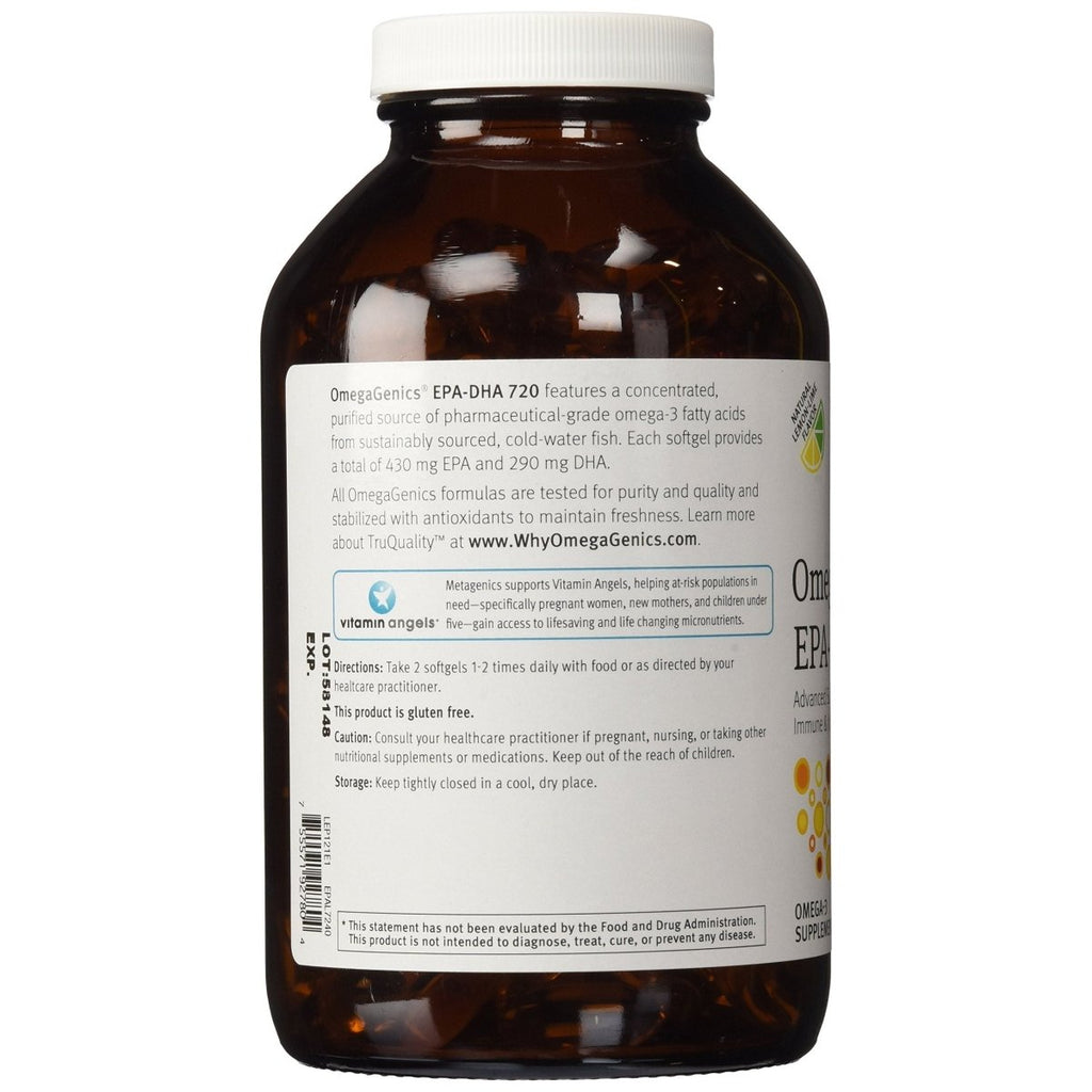 Metagenics EPA-DHA 720 Citron 240 gélules molles