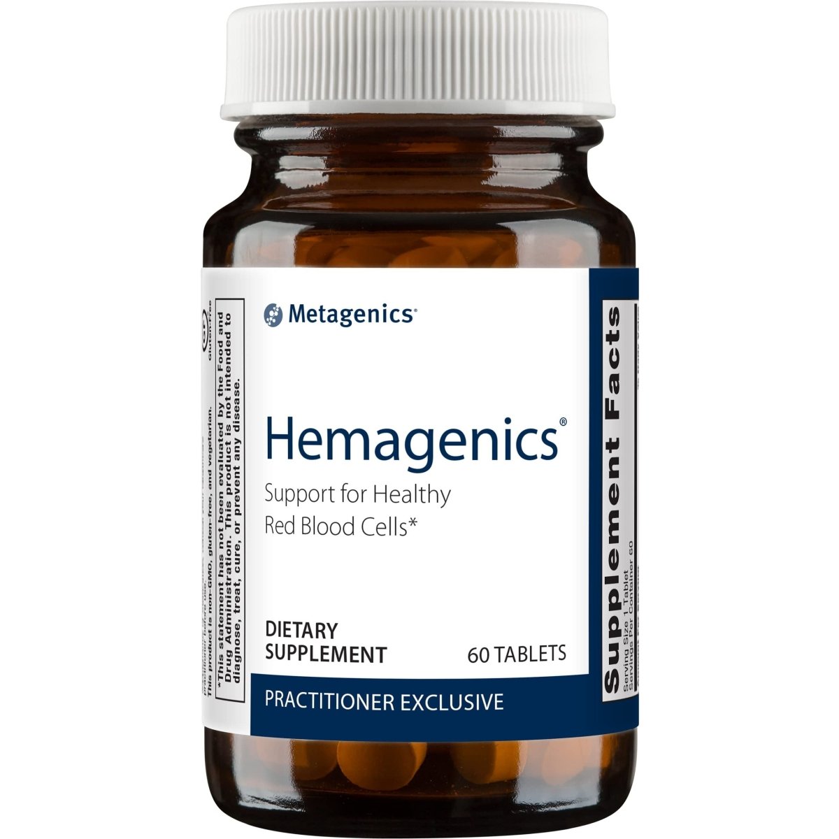 Metagenics Hemagenics Supplément de fer - 60 gélules