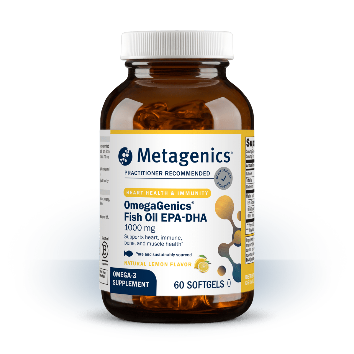 Metagenics OmegaGenics EPA-DHA 1000 60 gélules - Lot de 2
