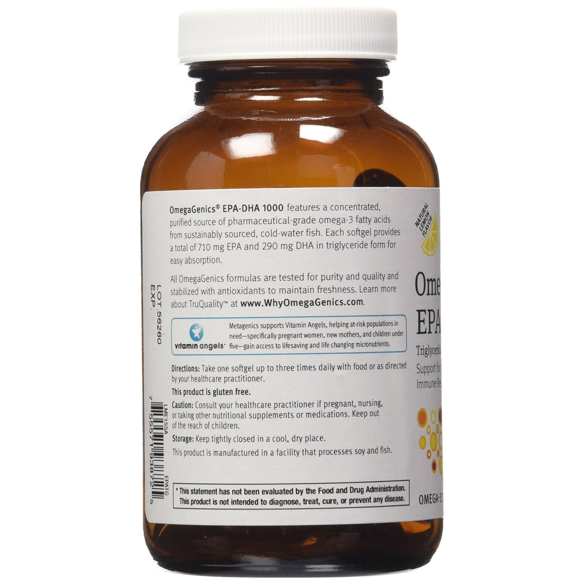 Metagenics OmegaGenics EPA-DHA 1000 Dietary Supplement, 60 Count