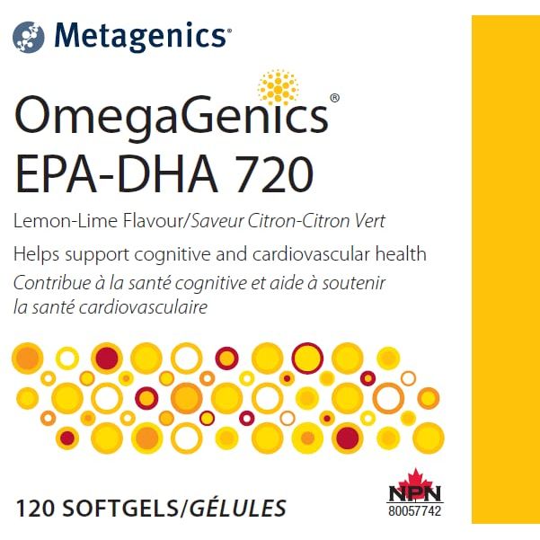Metagenics OmegaGenics EPA-DHA 720 mg - 120 capsules