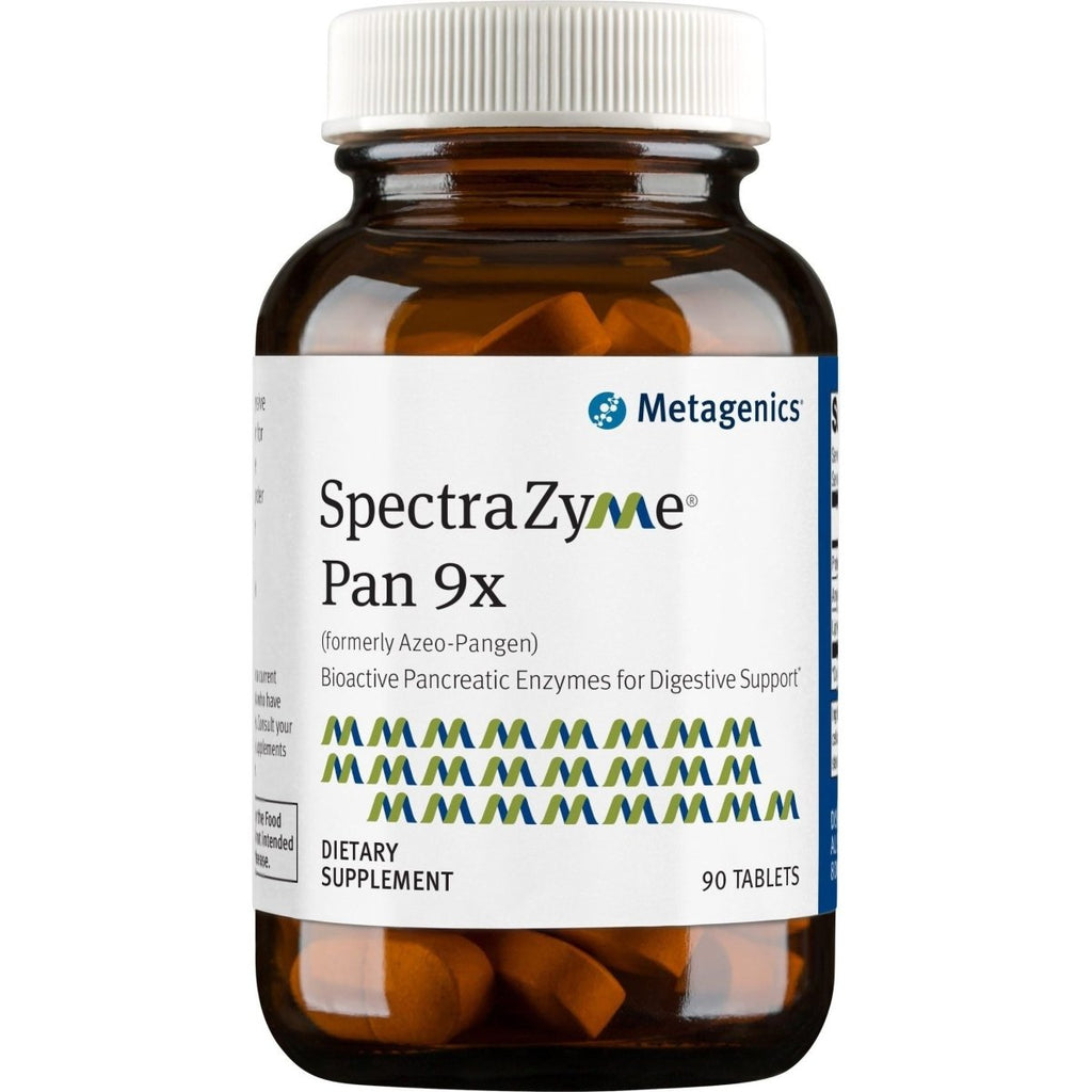 Metagenics SpectraZyme™ Pan 9X - Bioactive Pancreatic Enzymes for Digestive Support - 90 Servings