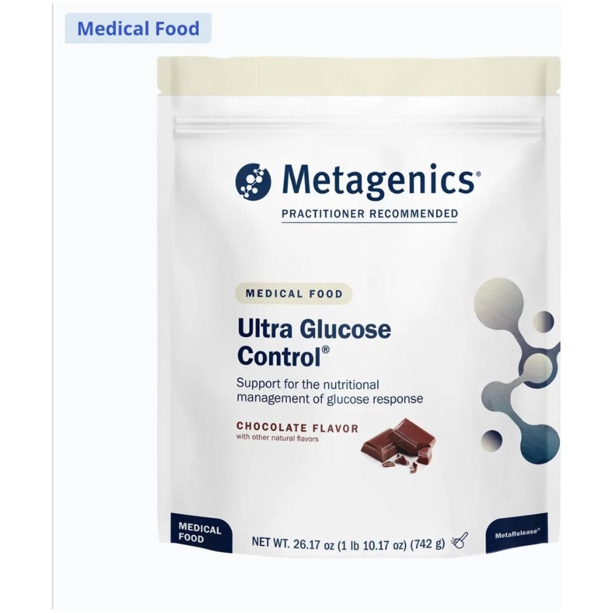 Metagenics Ultra Glucose Control Chocolat 14 portions