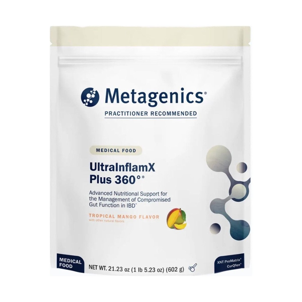 Metagenics UltraInflamX Plus 360 Mango 14 Servings