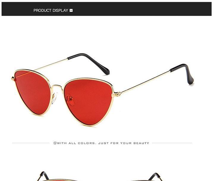 Lunettes de soleil rondes en métal, design rétro, lunettes de soleil pour femme, nouvelles lunettes de soleil œil de chat pour femme, nouvelles lunettes populaires pour femme, lunettes de soleil rétro œil de chat pour femme.
