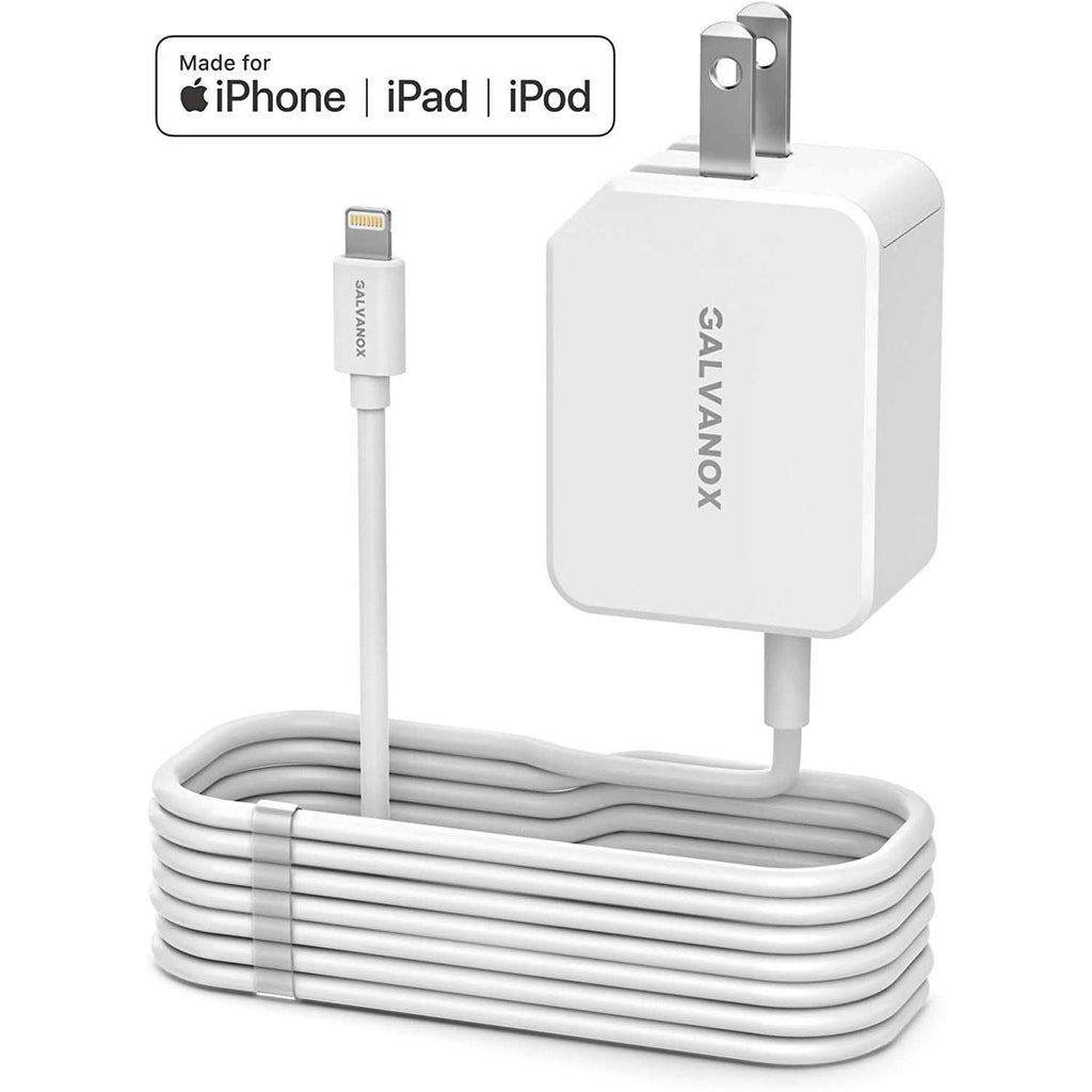 Chargeur mural rapide pour iPhone certifié Apple MFi (technologie PD 20 W)