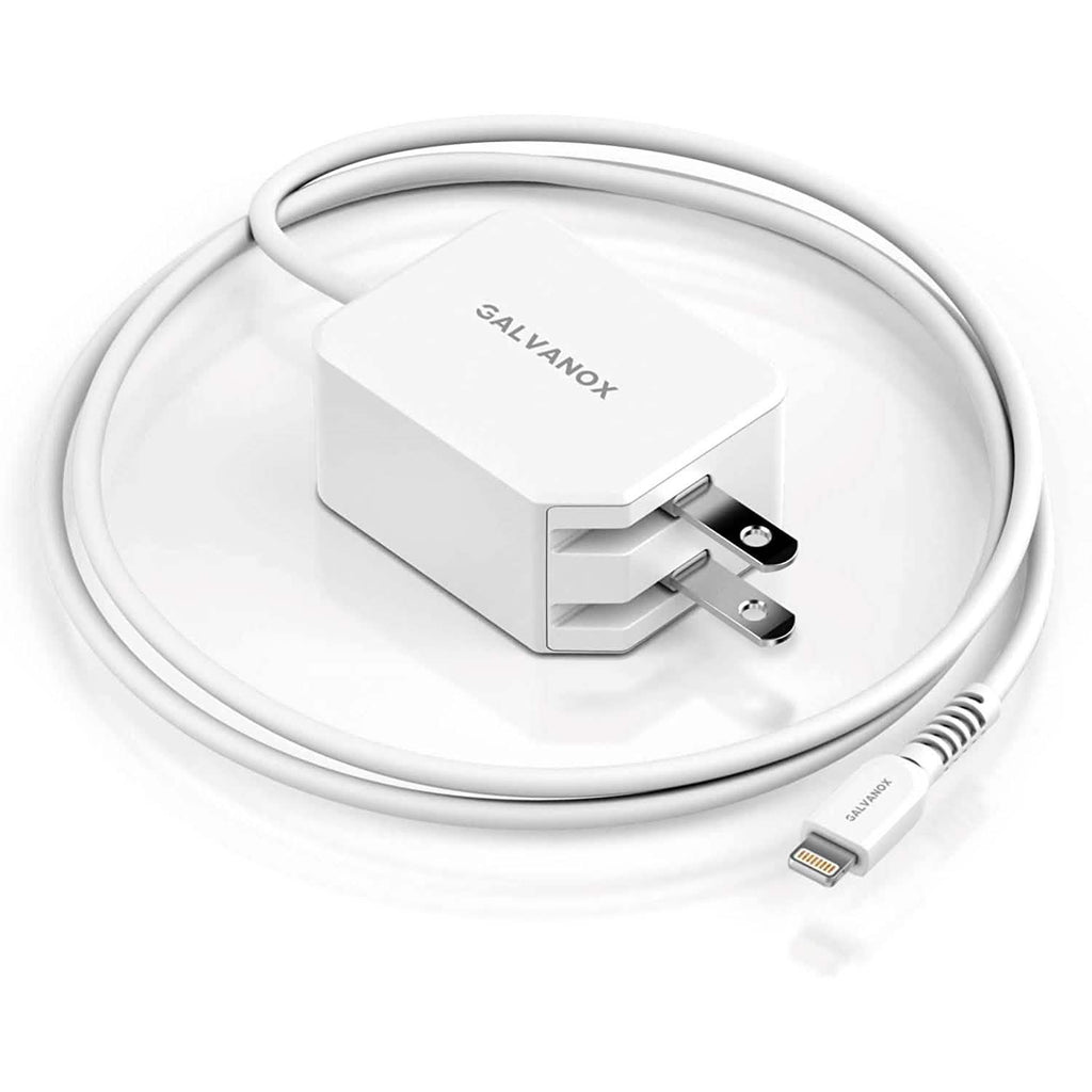 Chargeur mural rapide pour iPhone certifié Apple MFi (technologie PD 20 W)