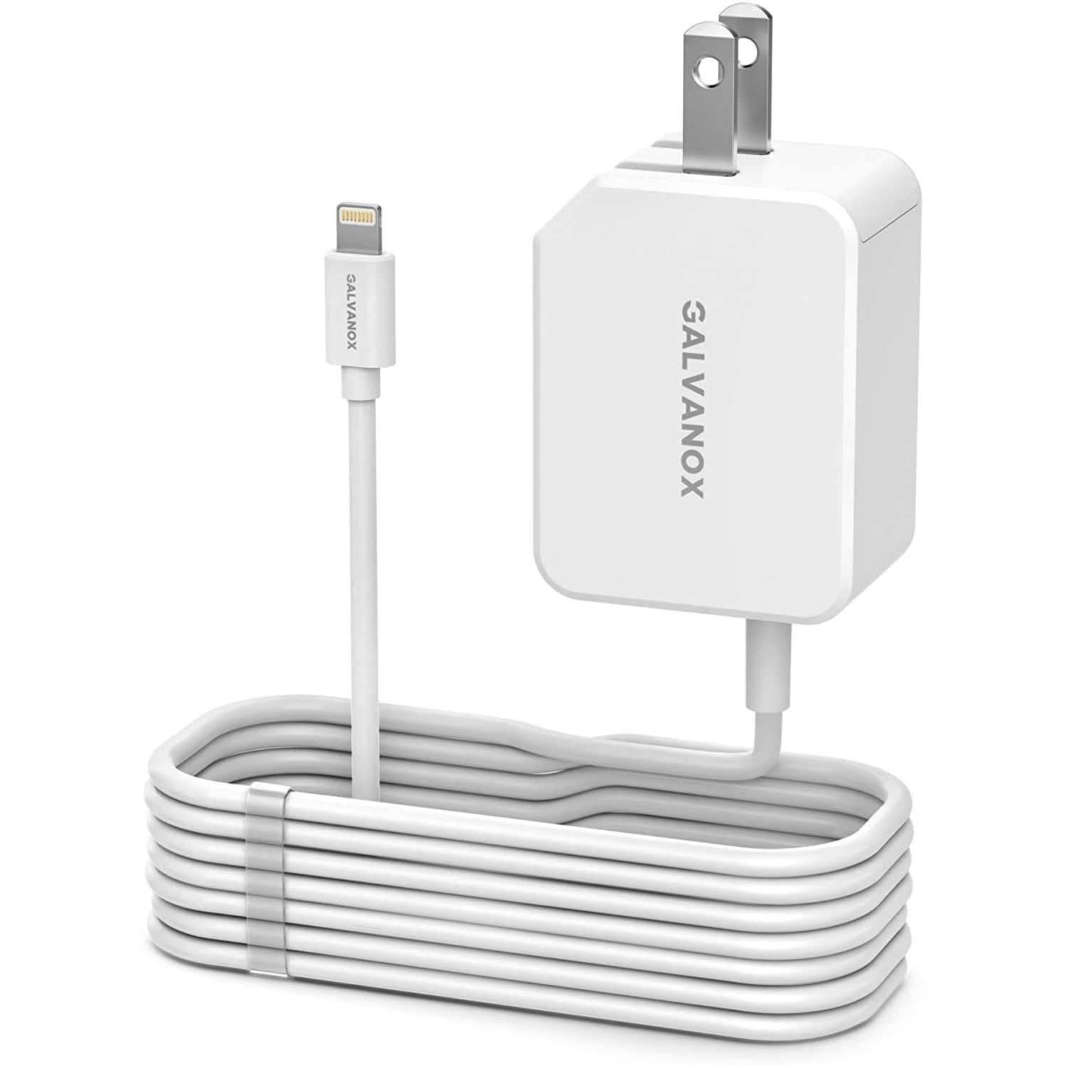 Chargeur mural rapide pour iPhone certifié Apple MFi (technologie PD 20 W)