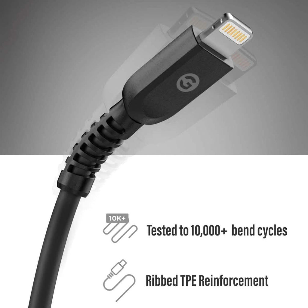 Câble USB-C vers Lightning de charge rapide pour iPhone certifié MFi