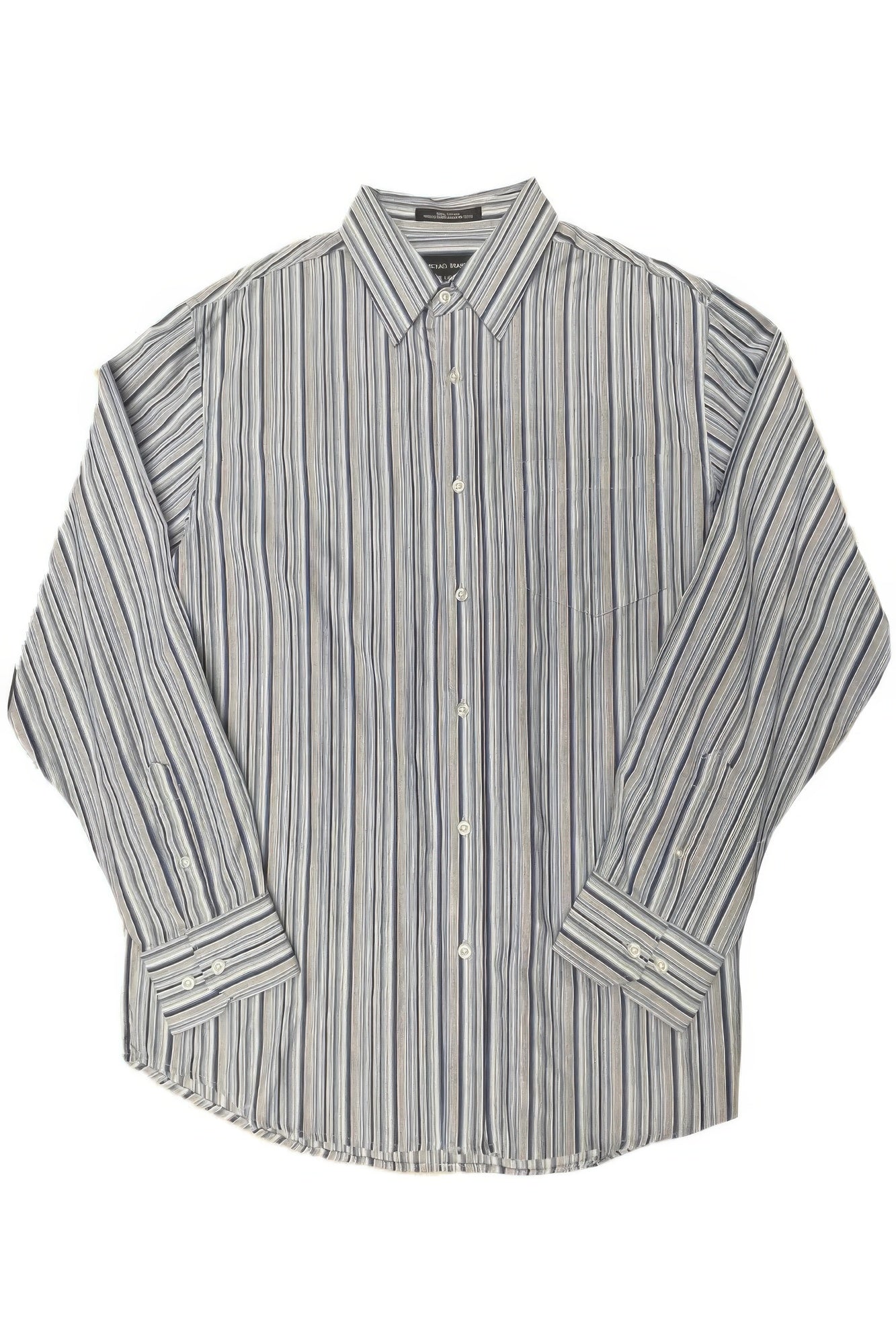 Chemise rayée à manches longues Michael Brandon