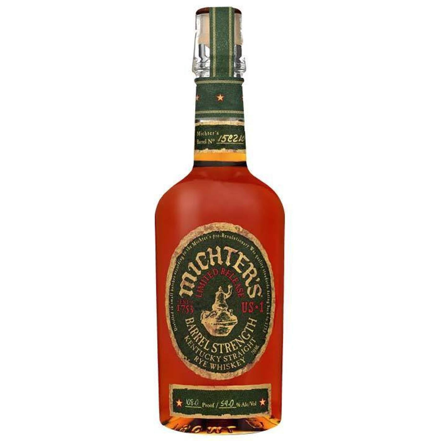 Michter's Distillery - Kentucky Straight Rye Whiskey "Barrel Strength" (750ML)