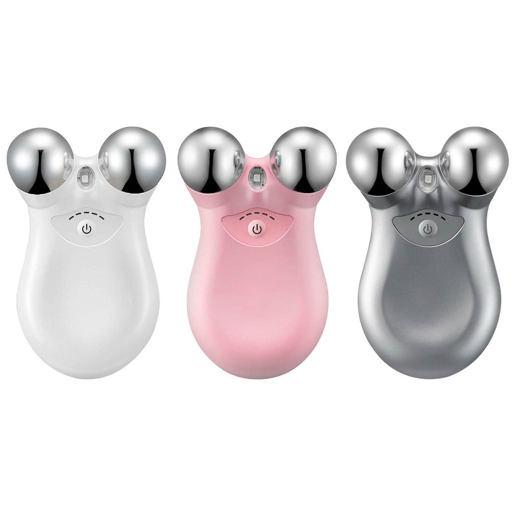 Masseur Facial Micro-Courant Roller Rechargeable avec 5 Vitesses