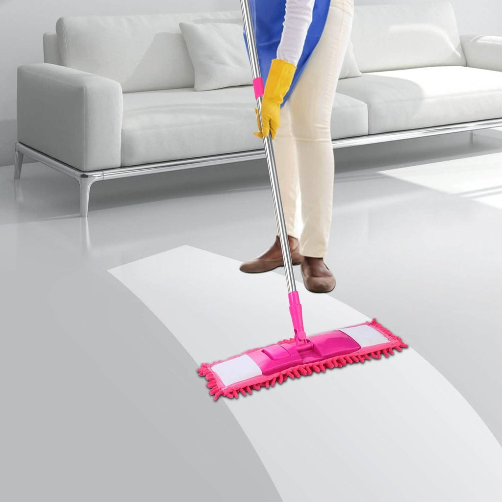 Serpillière à plancher rotative à 360° en microfibre