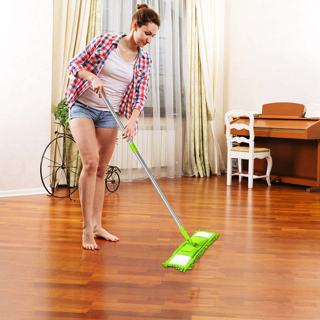 Serpillière à plancher rotative à 360° en microfibre