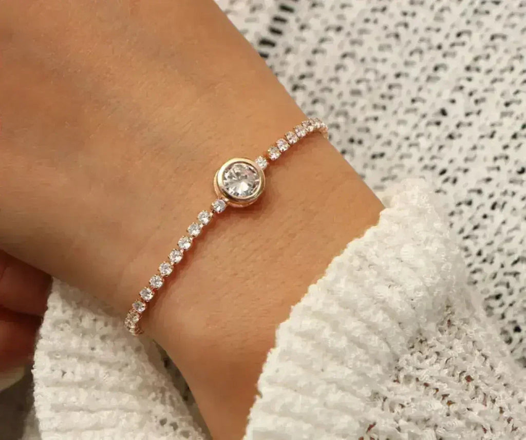 Bracelet de tennis en cristal
