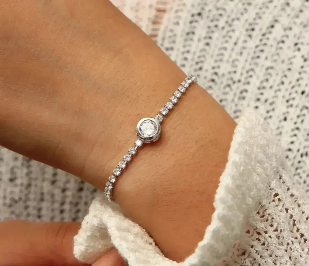 Bracelet de tennis en cristal
