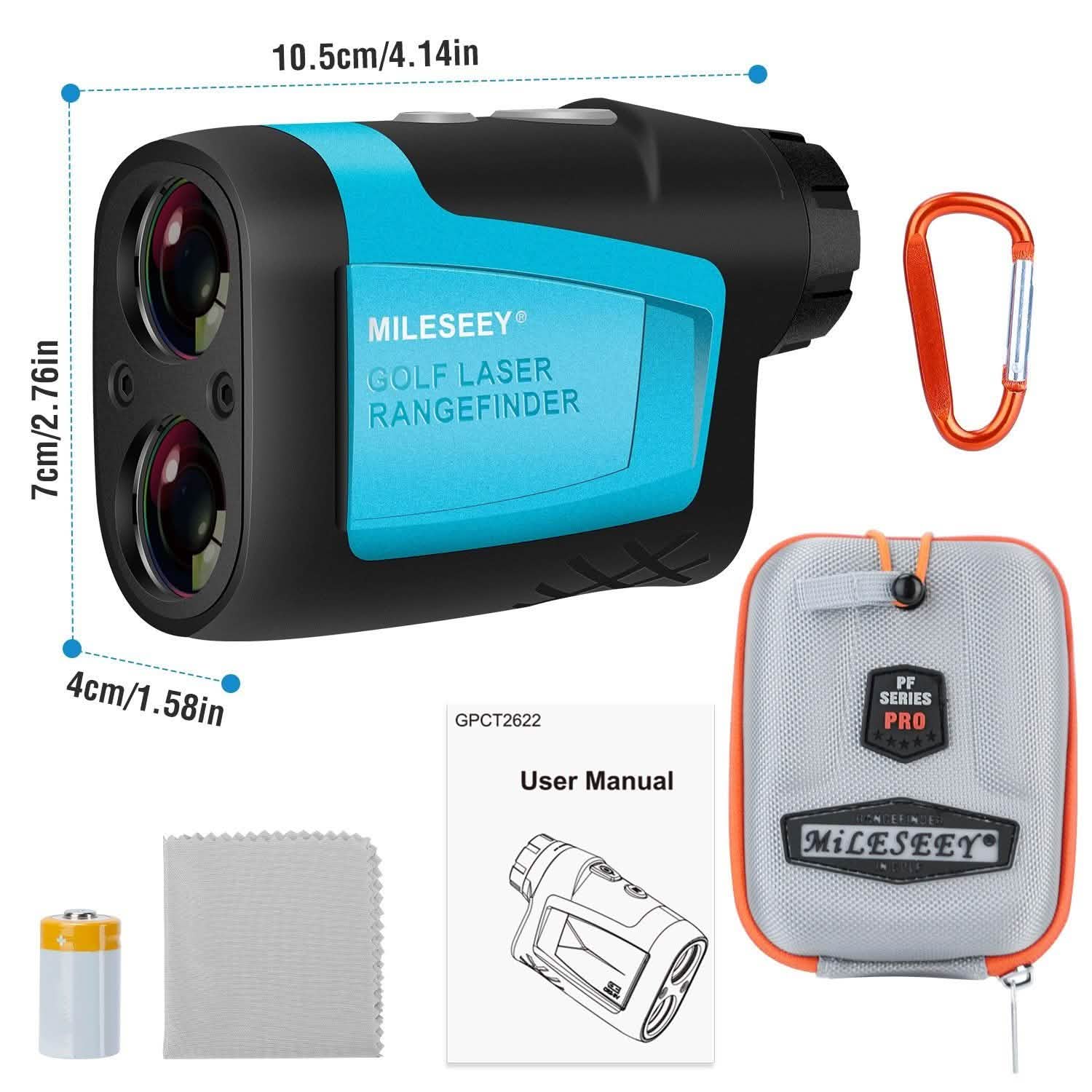 Télémètre laser de golf professionnel de précision Mileseey