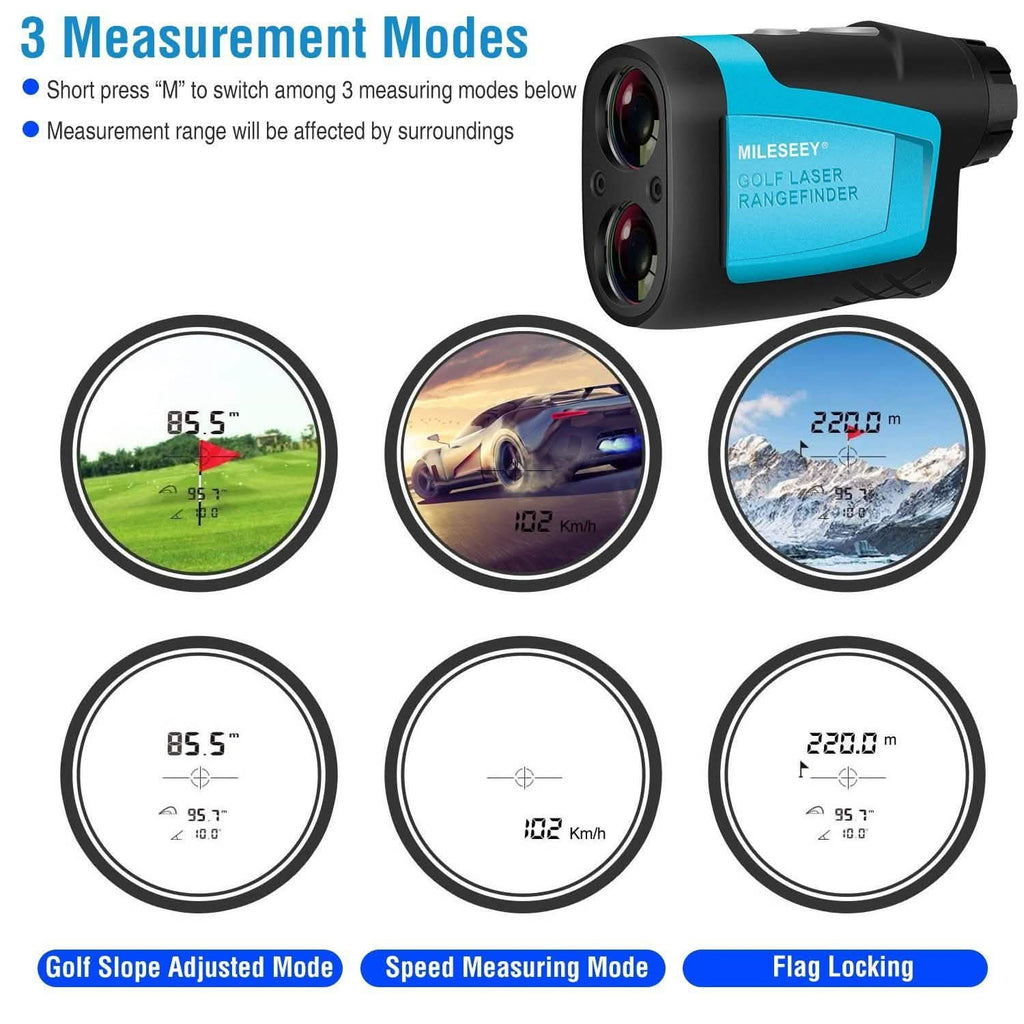 Télémètre laser de golf professionnel de précision Mileseey