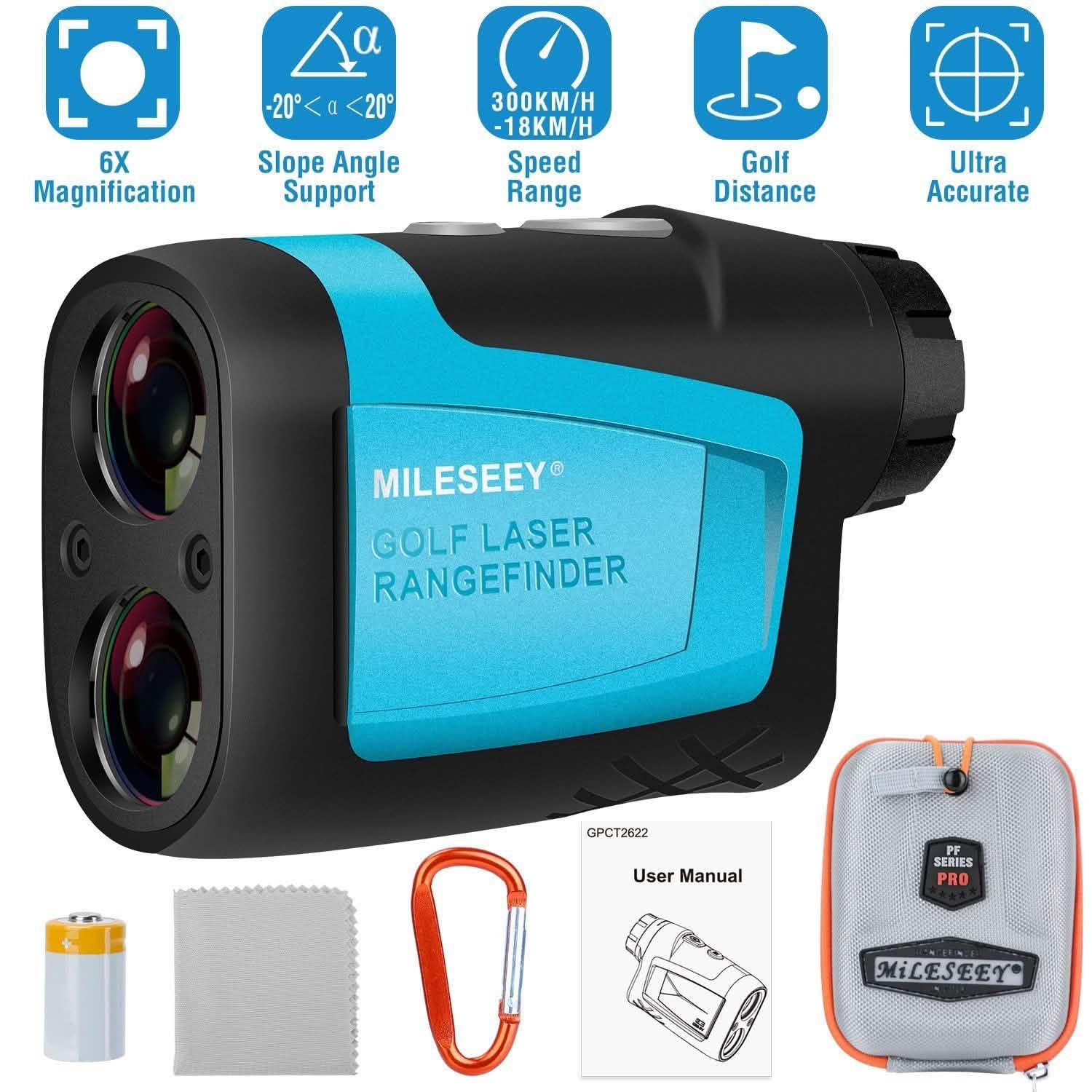 Télémètre laser de golf professionnel de précision Mileseey