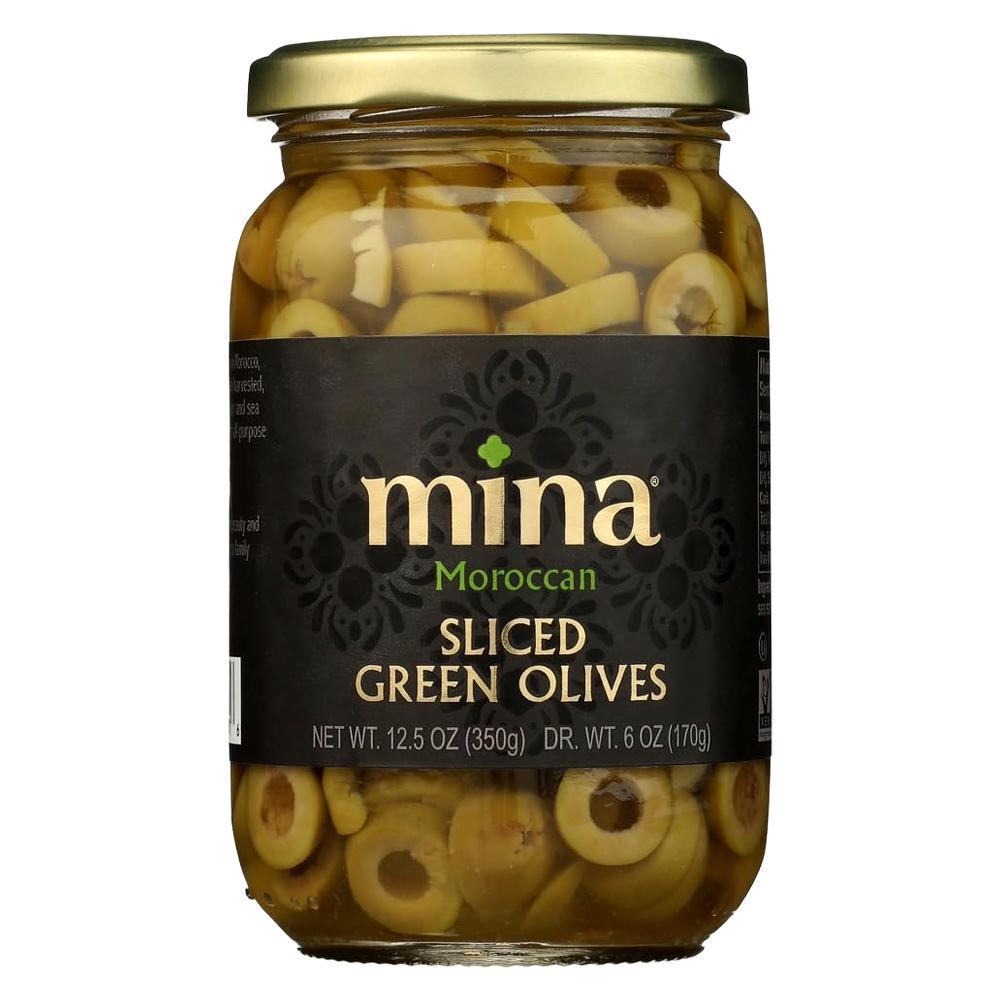 Mina - Olives Vertes Tranchées Marocaines (354g)