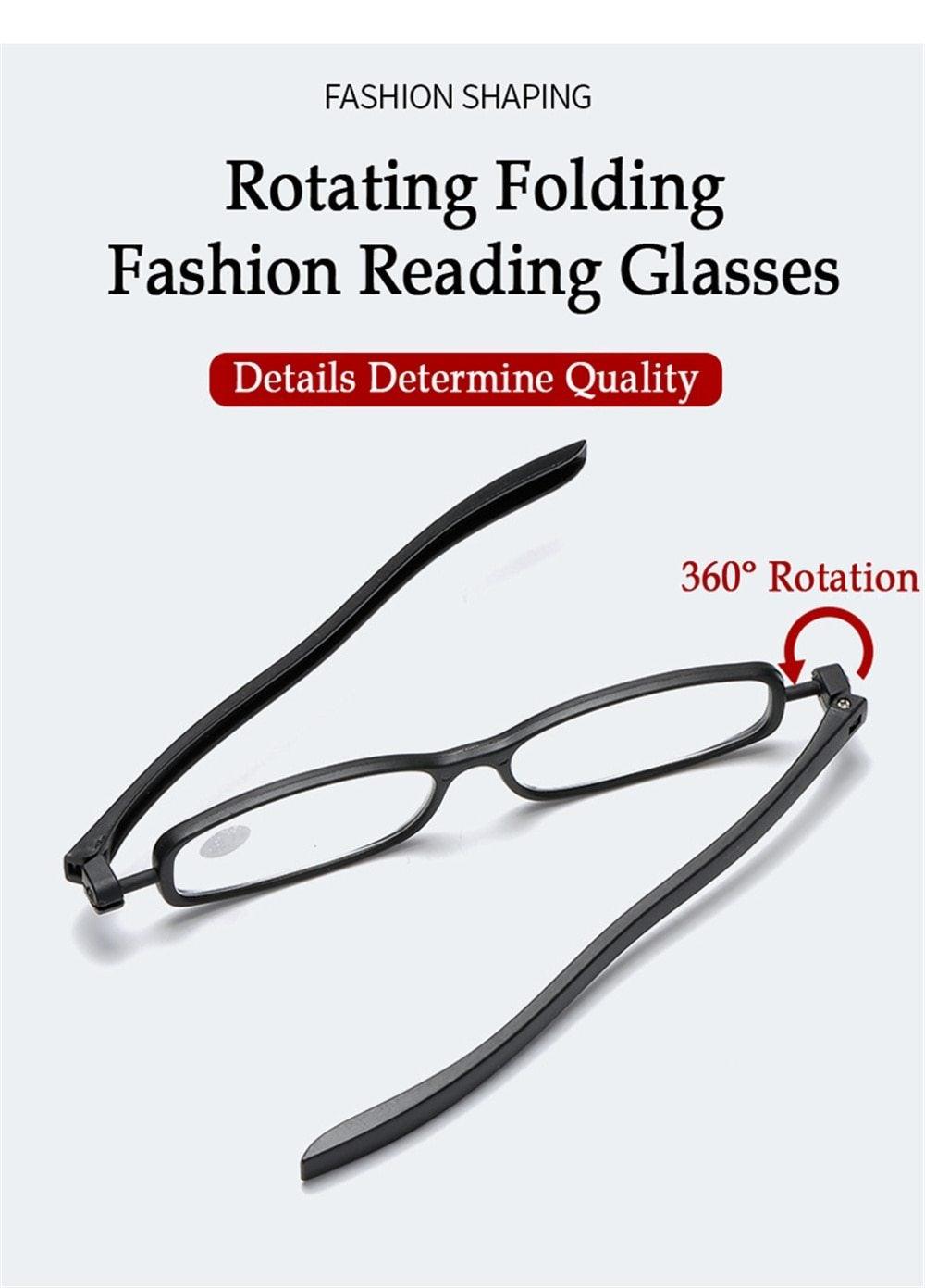 Mini-lunettes de lecture pour hommes et femmes, pivotantes, petites ovales, pour presbytes, portables, unisexes, compactes et minces, légères