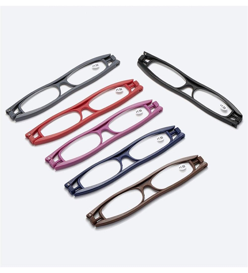Mini-lunettes de lecture pour hommes et femmes, pivotantes, petites ovales, pour presbytes, portables, unisexes, compactes et minces, légères