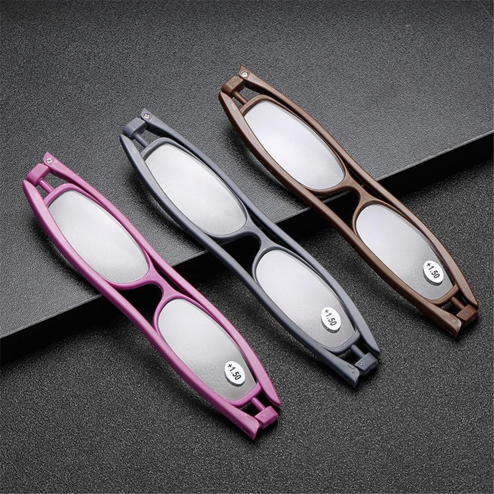 Mini-lunettes de lecture pour hommes et femmes, pivotantes, petites ovales, pour presbytes, portables, unisexes, compactes et minces, légères